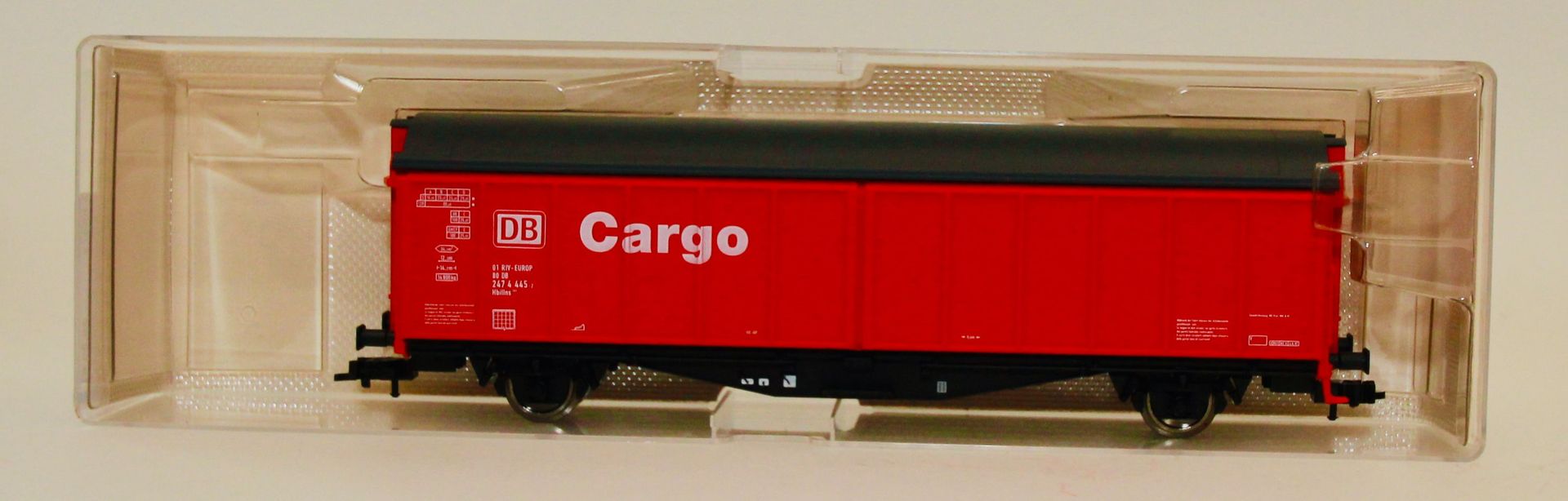 Fleischmann 5372 - Fleischmann - Schiebewandwagen DB Cargo Ep.V verkehrsrot H0/GL 